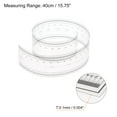 thumbnail image 2 of Unique Bargains Film Flexible Ruler 40cm 0.1mm Scale with R Angle & Width Lines PET Plastic Folding Straight Ruler, 2 of 6