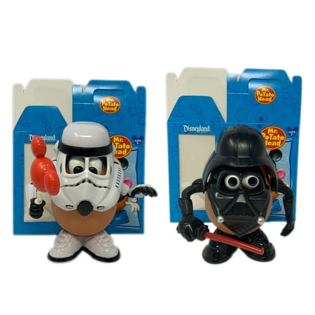 Disney World Exclusive Mr Potato Head Star Wars Darth Vader & Stormtrooper Figures