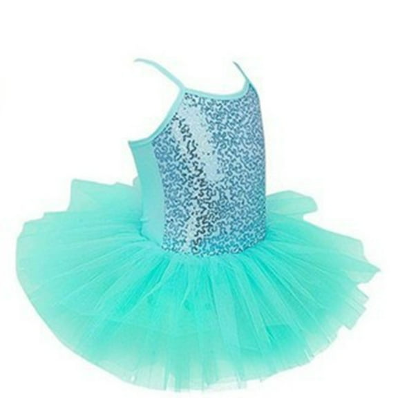 Girls Shirts Size 4-5 Girls Clothes Kids Girls Sequins Camisole Ballet Dance Dress Tutu Skirted Leotard Trendy Dancewear 2096