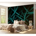 thumbnail image 7 of Tiptophomedecor Abstract Wallpaper Wall Mural - Dark Background, 7 of 7