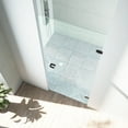 thumbnail image 3 of VIGO Tempo 30" Adjustable Frameless Shower Door with Clear Glass and Antique Rubbed Bronze Hardware, 3 of 10