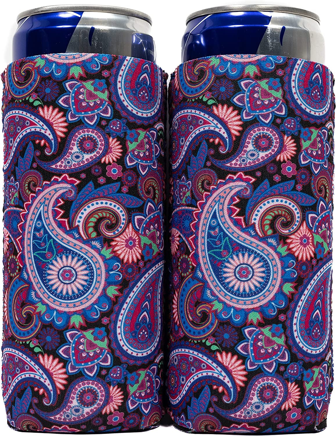 QualityPerfection Can Cooler Sleeves Slim Neoprene 12oz Can Holder Set