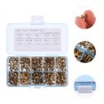 thumbnail image 1 of Mobutofu 500Set Golden Brass Threaded Inserts Facilitates Easy Installation in Materials, 1 of 4
