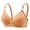 Beige BGL, variant on Everyday Bras Womans Underwear Adjustable Straps No Underwire Bras Solid Color Thin Brassiere Loose Daily Wear Beige 36/80B