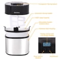 thumbnail image 3 of Beainbox 1.6 Qt Ice Cream Maker with Scoop, Yogurt Frozen Machine, LCD Screen & Timer, Silver, 3 of 11