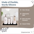 thumbnail image 4 of Tray Spacewiser para encimera o tocador, 11,7 cm, silicona, color negro, 4 of 6