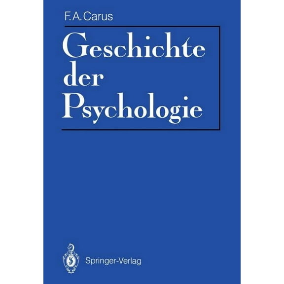 Psychologie - Reprint Geschichte Der Psychologie, (Paperback)