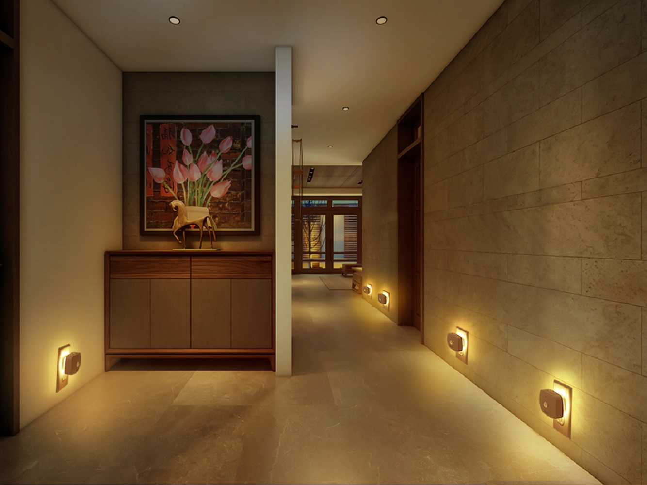 ZISUYU 2-Pack Backlit Motion Sensor LED Night Lights photo 7