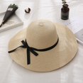 thumbnail image 1 of M-56-58cm Sombrero para el Sol para Mujer, Sombrero de Paja de ala Ancha UPF 50+, 1 of 5