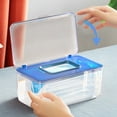 thumbnail image 5 of Mask Storage Box With Lid, Transparent Mask Storage Case, Openable Mask Storage Box Organizer, Multifunctional Mask Dispenser For Home, Office, Car, Schools, 5 of 5