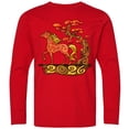 thumbnail image 3 of Inktastic 2026 Year of the Horse Happy New Year's Long Sleeve Youth T-Shirt, 3 of 5
