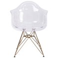 thumbnail image 4 of Pemberly Row Chaise de Salle à Manger Transparente, 4 of 4
