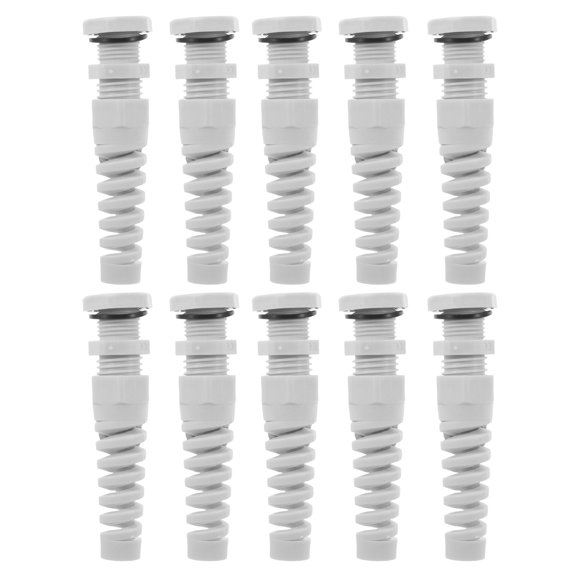 ETHZZLE 10 Pcs Joint de Gland de Câble Industriel Blanc avec Caractéristiques d'Installation et de Retrait Rapides