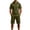Army Green 03, variant on Stamzod Business Casual Sweat Suits Men Outfits Solid Color Long Sleeve Zipper Up Jackets and Pants Plus Size Track Suit 2 Piece Set for Men Army Green XL