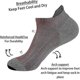 thumbnail image 3 of Mens Ankle Athletic Low Cut For Men Sports Running Cushion 6 Pack, 3 of 5