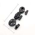 thumbnail image 1 of Bgsha Super Clamp Double Camera Mount with Dual Ball Head for Secure Attachment to Motorcycles Bikes and Light Stands, 1 of 8