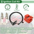 thumbnail image 3 of Bobina de encendido Unique Bargains No.4012888 Bobina de encendido Bujías Cable de bujías Kit de bobina de alta tensión para Polaris para Ranger 800 11-17, 3 of 6