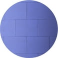 thumbnail image 1 of Ahgly Company Indoor Round Patterned Sky Blue Dress Blue Area Rugs, 6' Round, 1 of 6