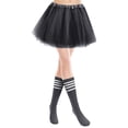 thumbnail image 2 of Wxolcjlv Women's Tulle Mini Skirt Multi‑Layer Ruffle Party Daily Skirts, 2 of 3
