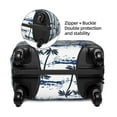 thumbnail image 4 of Balery Luggage Cover Retro Coconut Tree Print Suitcase Covers for Luggage Elastic Washable Suitcase Protector Fits 18-32 Inch Luggage-, 4 of 9
