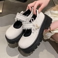 thumbnail image 5 of LvhaoGJOB Girls' Elegant Style Mary Jane Shoes with Comfortable Fit and Non-Slip Platform Sole, 5 of 9