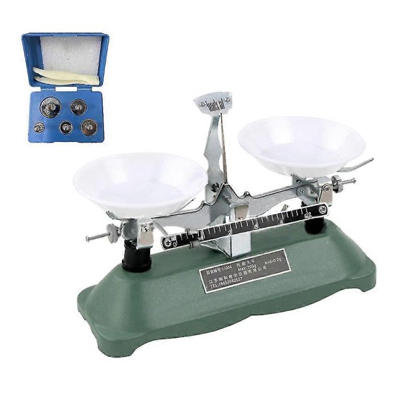 Mechanical Lab Tray Balance Scale With Weights Balance Scale Double Pan Balance