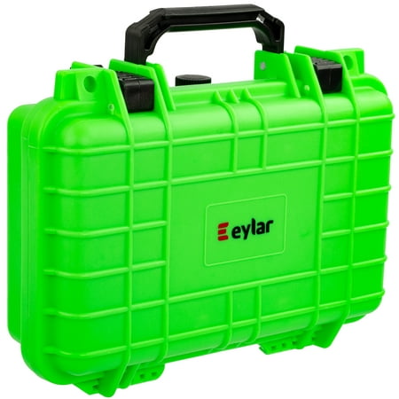Eylar Hard Case Water & Shock Proof with Foam TSA Approved 11.6 Inch 8.3 Inch 3.8 Inch (Neon Green)