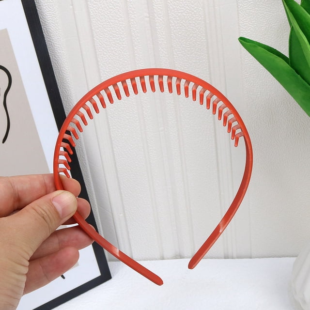 Diadema con dientes esmerilados de color Morandi simple, estilo básico, para lavar el rostro, diadema para presionar el cabello, hebilla para la cabeza, accesorios para el cabello para