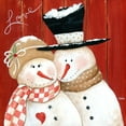 thumbnail image 3 of Tava Studios 20x20 Black Modern Framed Museum Art Print Titled - Frosty Love, 3 of 5
