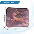 thumbnail image 3 of Quilted Laptop Sleeve for 13-16 Inch Laptops Protective Laptop Case Cover Lightweight Travel & Office Essentials Deer with Long Antlers, 3 of 8