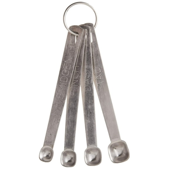 TableCraft H723 4-Piece Spice Spoon Set