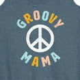 thumbnail image 3 of Instant Message - Groovy Mama - Women's Racerback Tank Top, 3 of 6