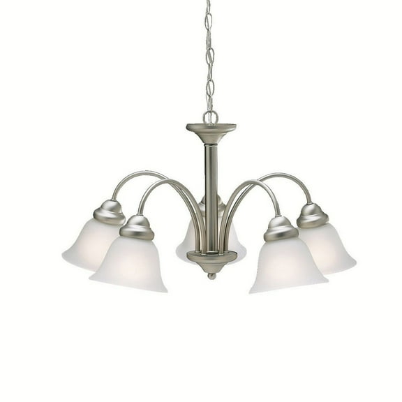 2093NI Kichler Lighting Wynberg - 5 light Chandelier - 13.75 inches tall by 24.5 inches wide-Brushed Nickel Finish -Traditional Installation