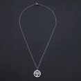 thumbnail image 2 of QQTDFG Stainless Steel Pendant Necklace Lobster Clasp Ring Tree Silver 17.7" 1.5mm P46-Silver, 2 of 2