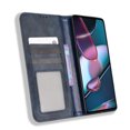 thumbnail image 4 of Compatible with Motorola Moto Edge 30 Pro Case Magnetic Closure Vintage Pattern PU Leather Wallet Cover with Card Slots-Blue, 4 of 5