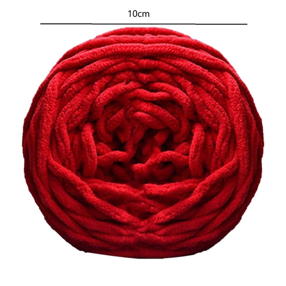 A Ball of Yarn Chunky Yarn Soft Acrylic Bulky Washable Hand Knitting Yarn for Diy Blanket Scarf Sweater