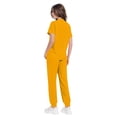 thumbnail image 4 of Hearthz Scrubs for Women Set Stretch V-Neck Top and Cargo Pant Scrub Set Scrub Set Women, 4 of 7