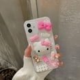 thumbnail image 5 of Sanrio Hello Kitty Baby Lovely Bow Phone Cases For iPhone 15 14 13 11 12 Pro Max Pink Girl Luxury Silicone Anti-Fall Back Cover For iPhone 15 Black|https://ae01.alicdn.com/kf/Sabc51f0647d74c43870c16c0, 5 of 5