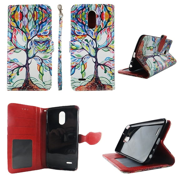 Lovely Design Wallet Folio Case for LG Stylo 3 LS777 Fashion Flip PU Leather Cover Card Cash Slots & Stand