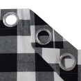 thumbnail image 5 of Skksst Christmas Plaid Check Print Curtain Panel Top Eyelet Room Darking Drapes Grommet Curtains, 52"x63", 5 of 7