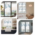 thumbnail image 7 of Coastal Window Privacy Film, Ocean Coral Shell Turquoise Blue Conch Static Cling UV Sun Blocking Heat Control Window Tint Day and Night, Non-Adhesive One Way Windows Privacy Cover 19.6''x39.3'', 7 of 7