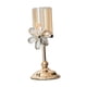 thumbnail image 3 of Portavelas de cristal con forma de pétalo, centro de mesa, decoración del hogar, candelabro de Pilar delicado, regalo de inauguración de la casa para S, 3 of 9