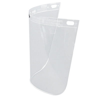 .060" 8"X11-1/4" Dark Green Standard View Faceshield