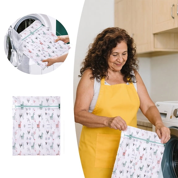 Large Mesh Laundry Bag with Zipper, Heavy Duty Wash Pouch for Delicates, Blouse, Hosiery, Underwear, Baby Clothes - Reusable Travel Laundry Organizer, College Dorm Storage Hamper Sack