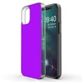 thumbnail image 1 of TalkingCase Slim Phone Case Compatible for Apple iPhone 12, 12 Pro, Purple Print, Lightweight,Flexible,Soft, USA, 1 of 7