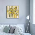 thumbnail image 5 of Epic Graffiti 'Mid Mod Yellow' by Silvia Vassileva, Canvas Wall Art, 37"x37", 5 of 8