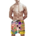 thumbnail image 6 of Battle for Dream Island BFDI Mens Board Shorts Quick Dry Swim Trunk Lightweight Soft Swimsuit Bathing Suit for Boys 3XL, 6 of 8
