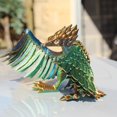 thumbnail image 3 of sunsanly 3D Printed Phoenix Figurine Movable Joints Colorful Bird Figure Articulated Animal Model Fidget Toy Home Office Desktop Decoration Ornament, 3 of 8