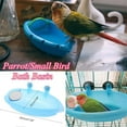 thumbnail image 4 of Bird Water Bath For Pet Bird Cage Hanging Bowl Hanging Shower Bathing Tub Parrots Parakeet Birdbath, 4 of 10