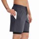 thumbnail image 1 of Pantalones Cortos Deportivos Para Hombre, Pantalones Cortos para Correr 2 en 1 Con Bolsillo para Teléfono, Pantalones Cortos Activos de Abrenamiento de Secado Rápido,, 1 of 7